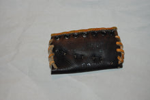 Cooper Leather Baseball Glove Business Card Holder  handcrafted from an old baseball glove