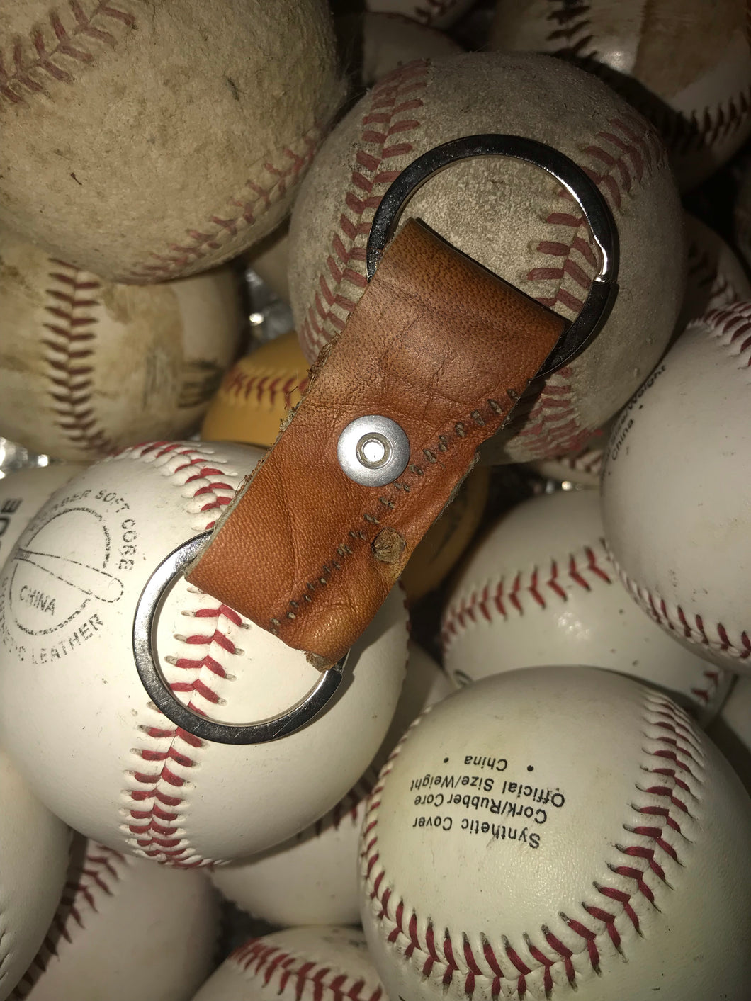 Baseball Glove Keychain - 3up3down Leather